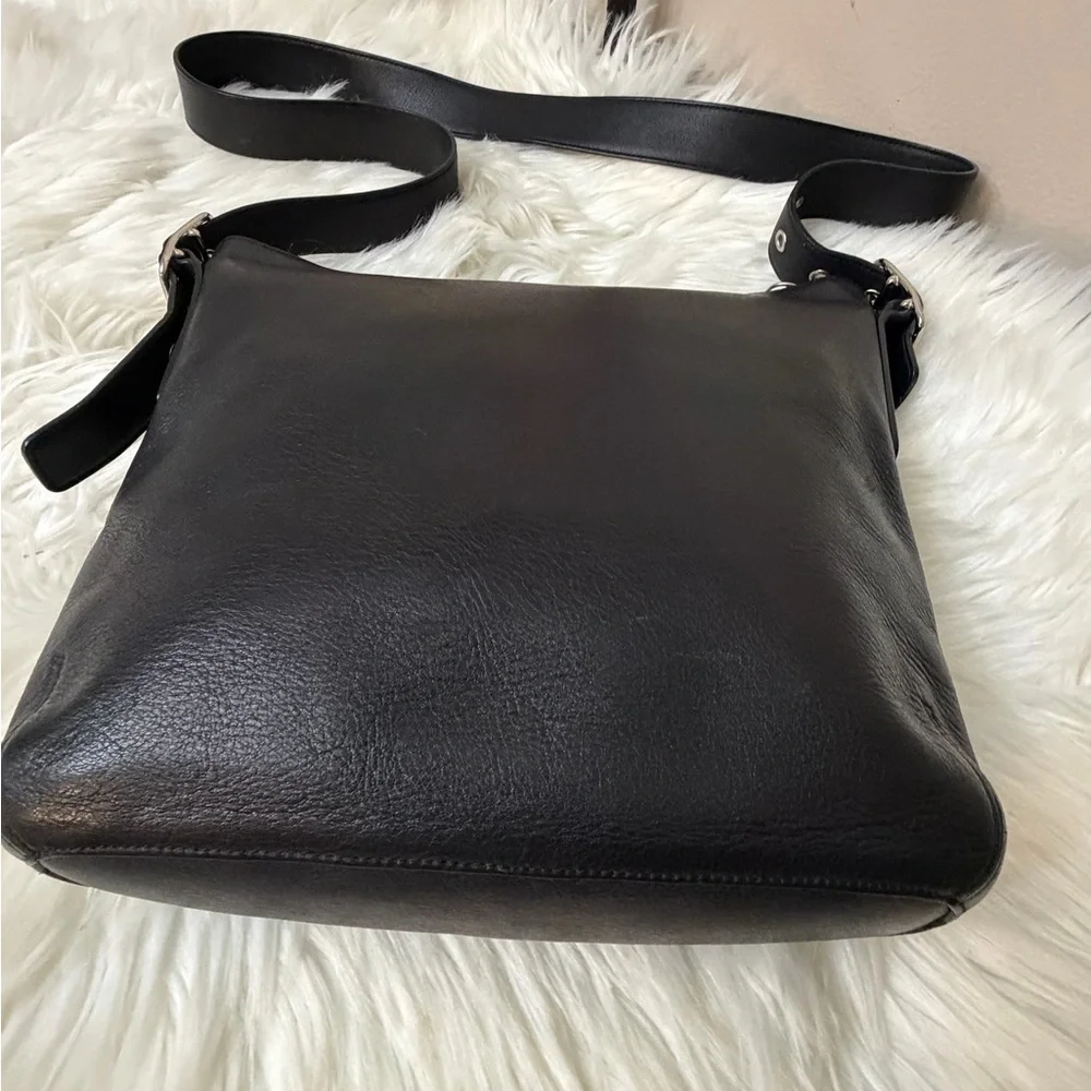 Vintage Coach #Black Crossbody Bag